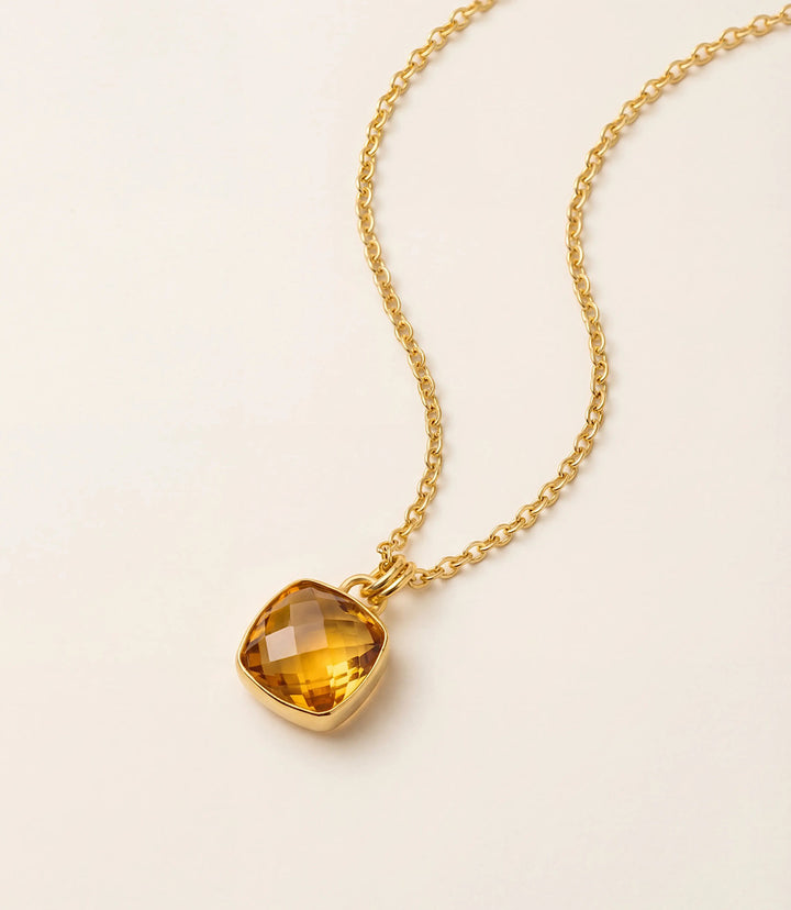 Citrine Gemstone Necklace
