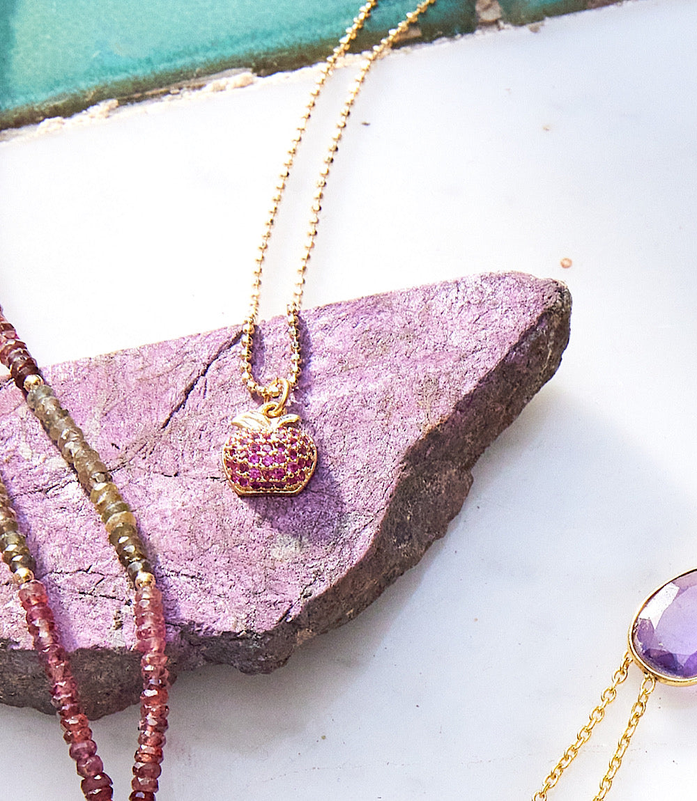 Apple A Day Necklace