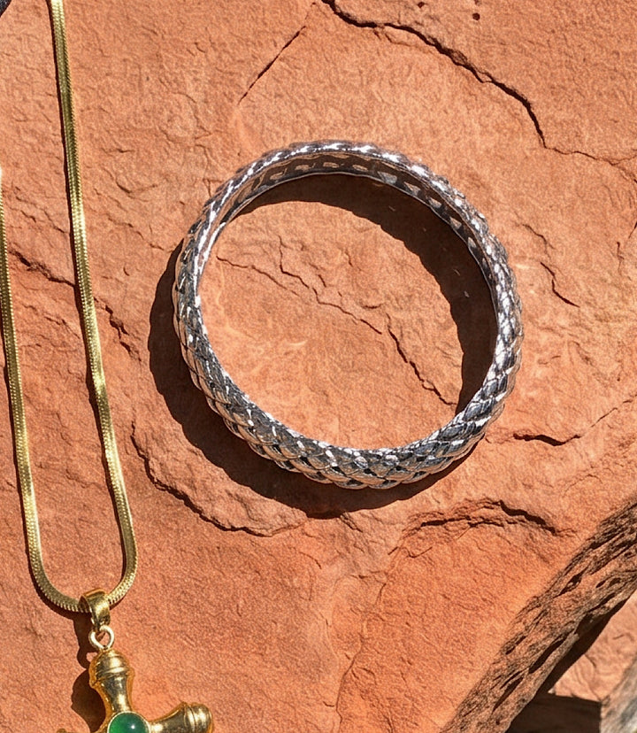 Braided Bangle Bracelet