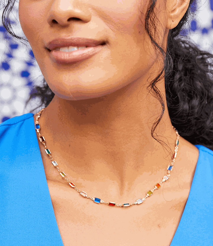Colorful Gemstone Necklace