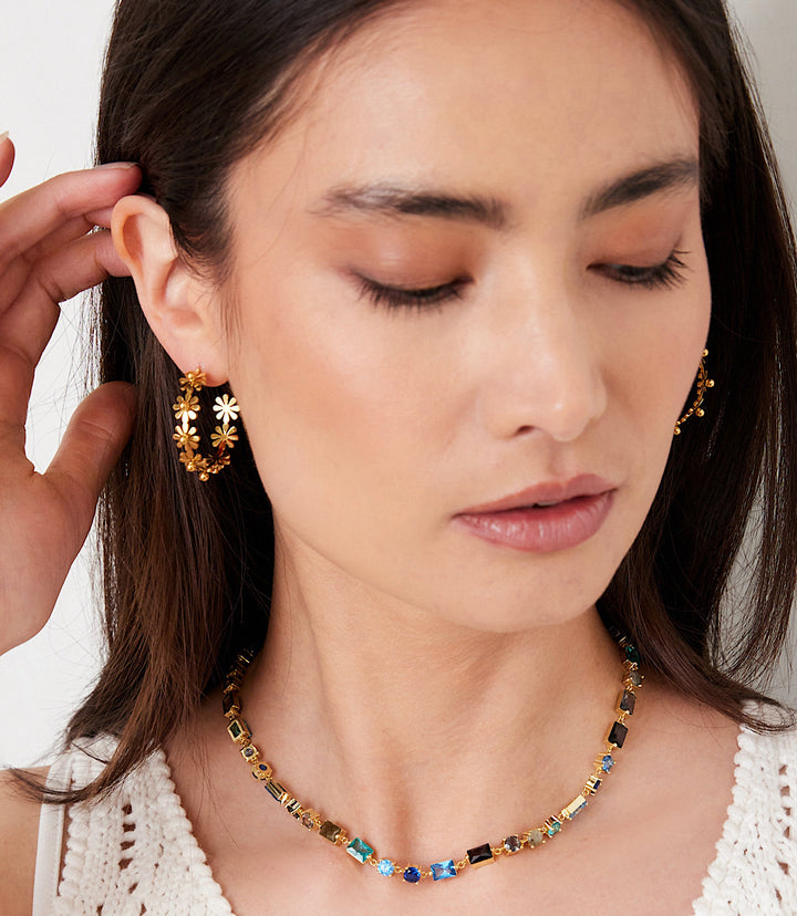 Oopsy Daisy Hoop Earrings