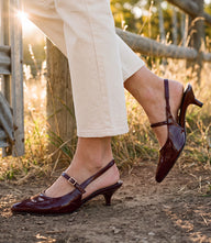 Seychelles Big Screen Slingback Kitten Heels