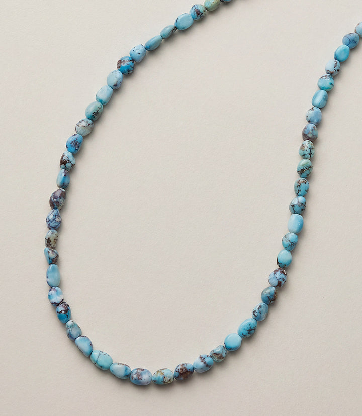 Golden Hill Beaded Turquoise Necklace