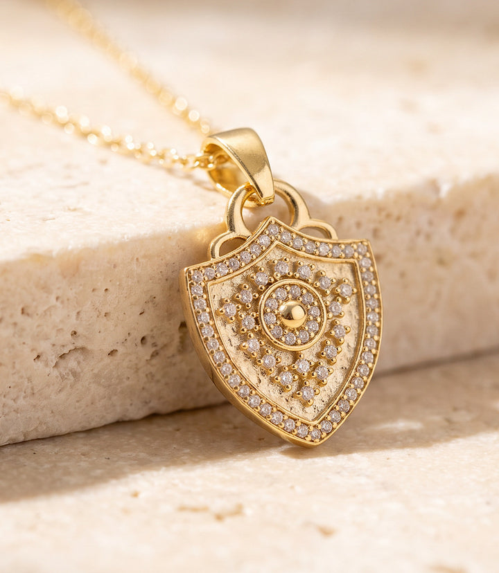 Crest Pendant Necklace