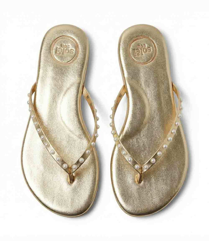 Solei Sea Indie Pearl Thong Sandals