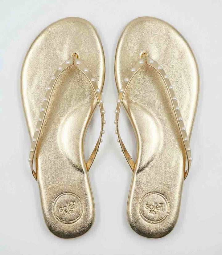 Solei Sea Indie Pearl Thong Sandals
