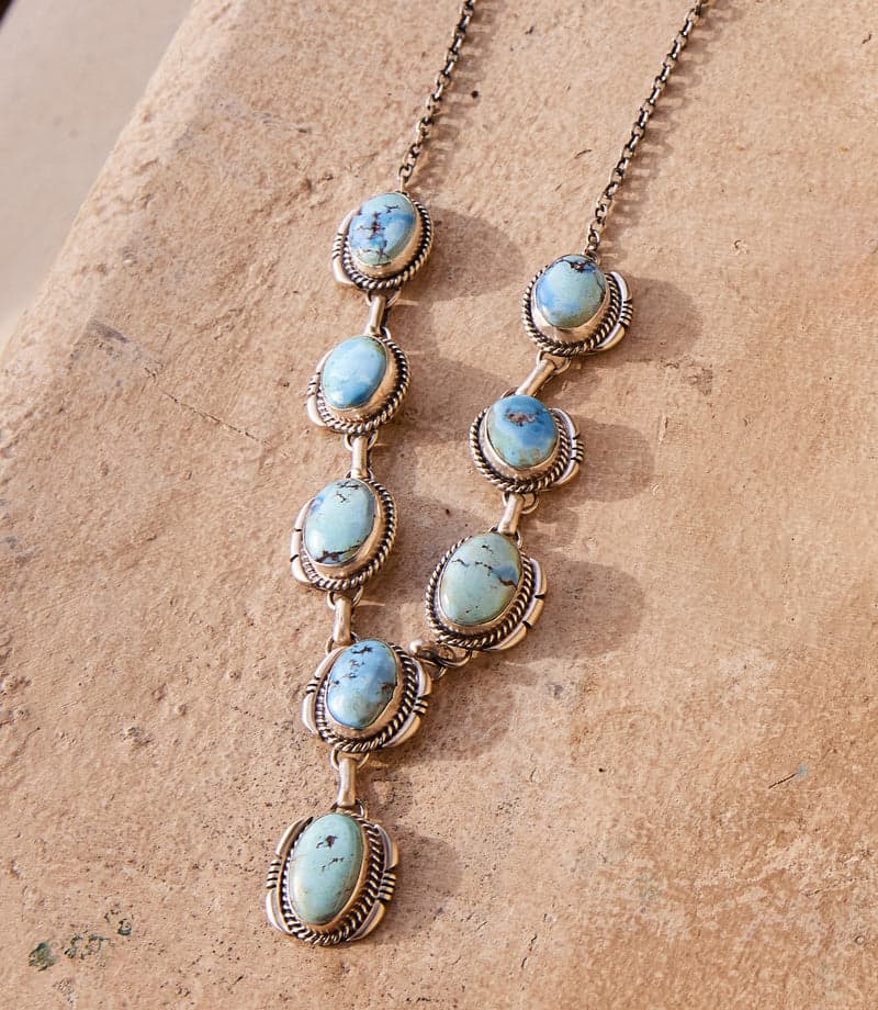 Golden Hill Turquoise Stone Necklace