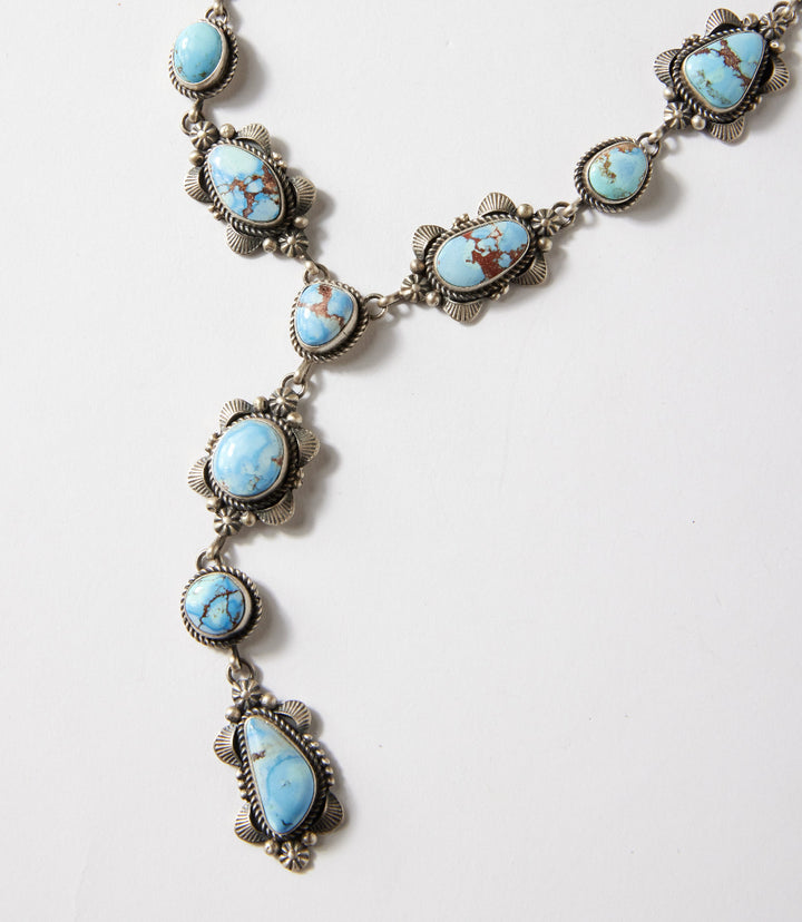 Golden Hill Lariat Necklace And Earring Set