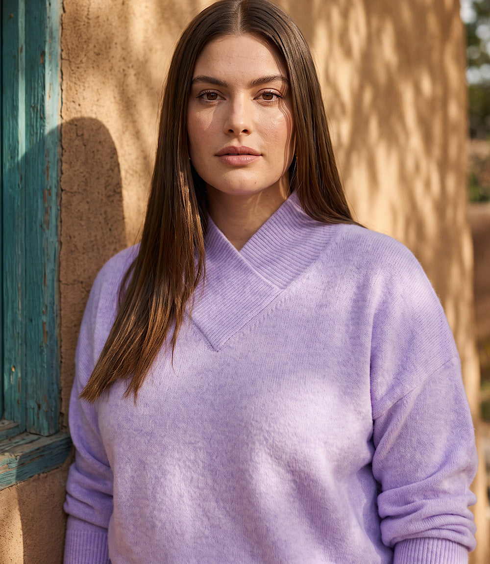 Plus Size Shawl Collar Sweater