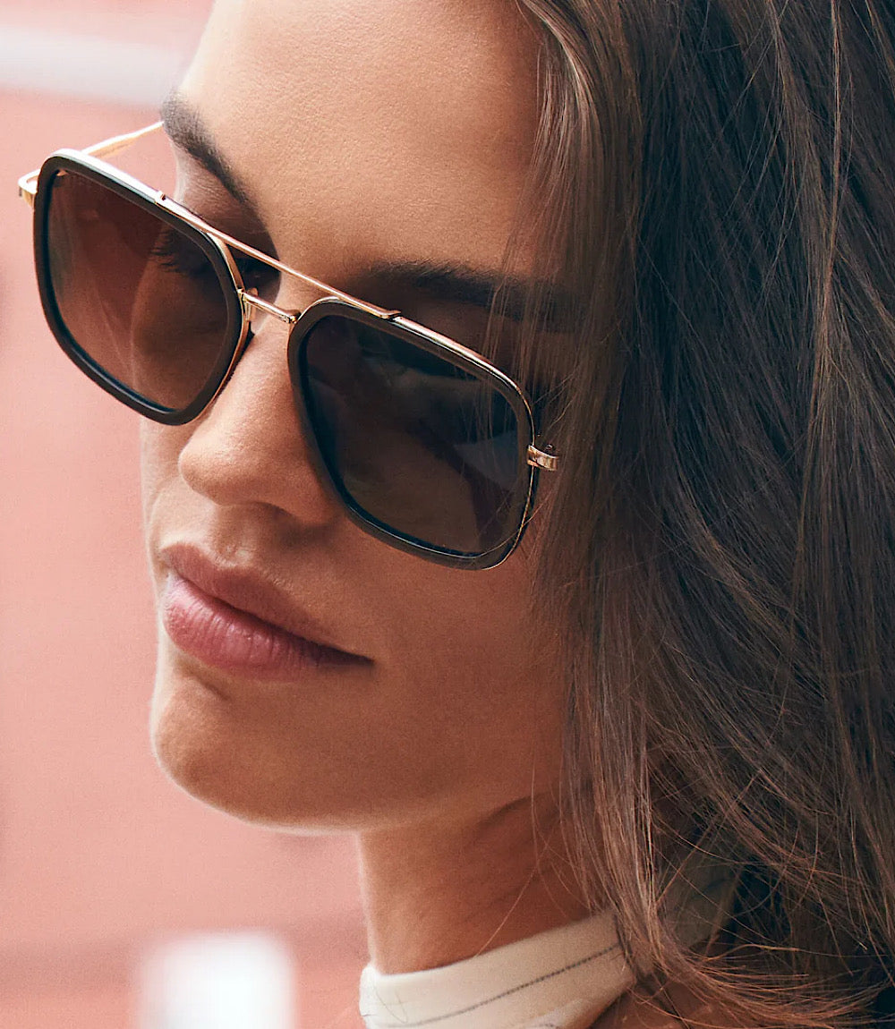 DIFF Jordan Polarized Aviator Sunglasses