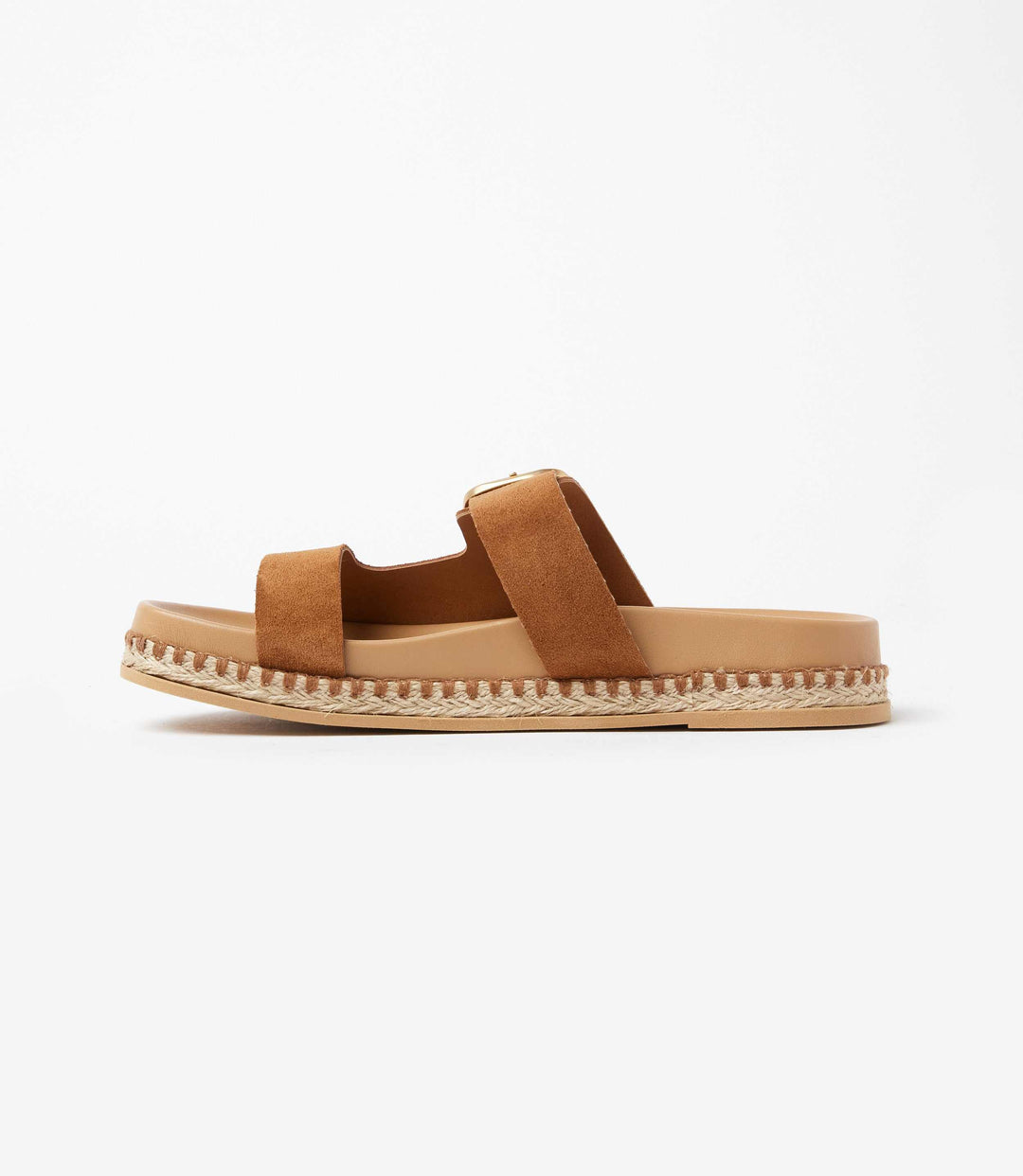 Getaway Buckle Slip On Sandals