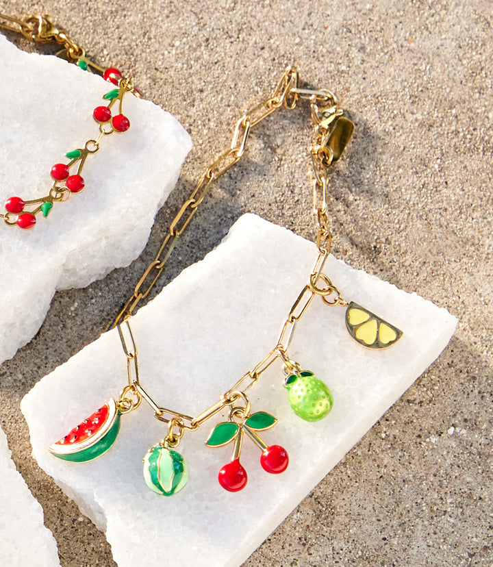 Fruit Charm Bracelet