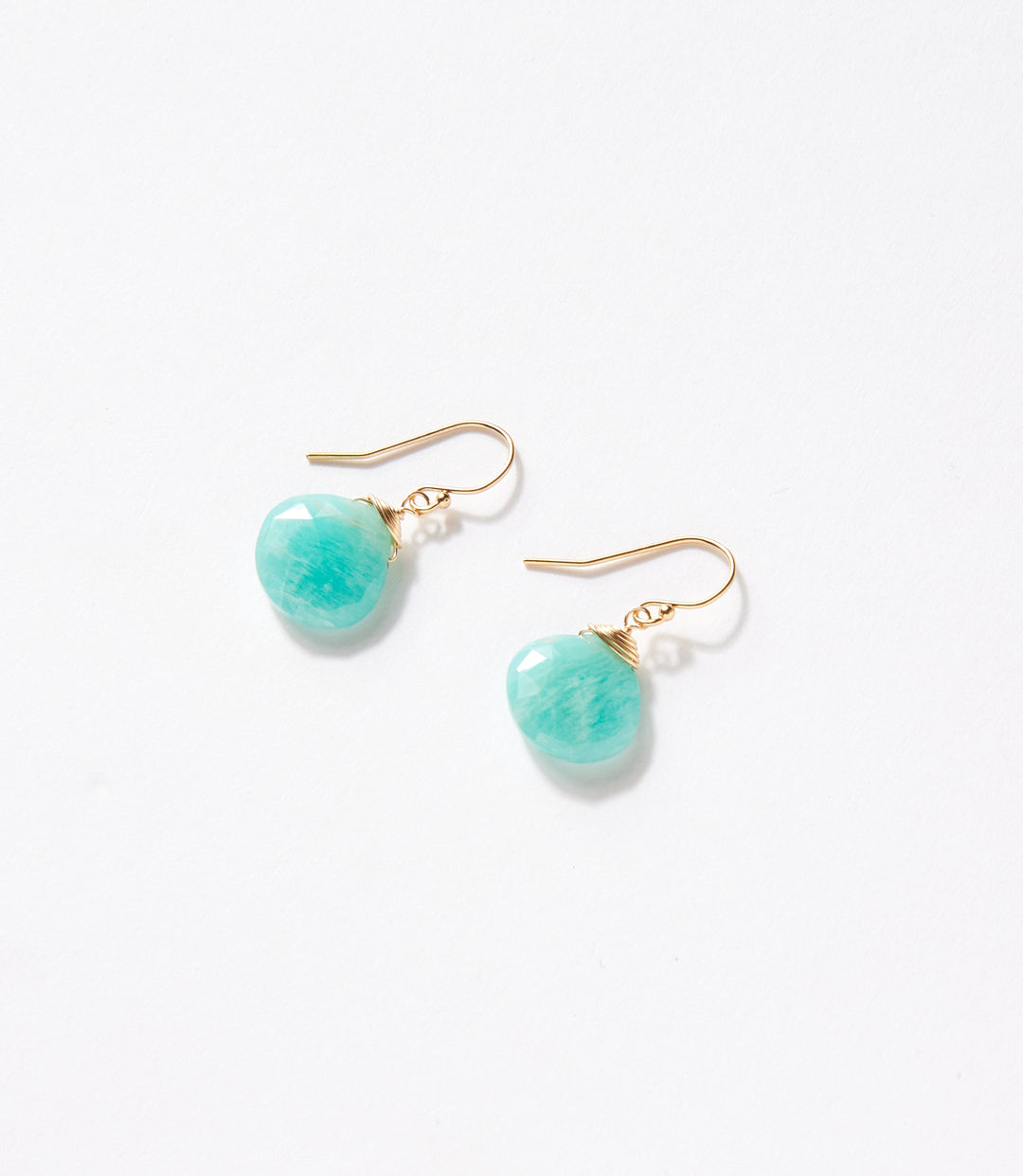 Faceted Amazonite Earrings