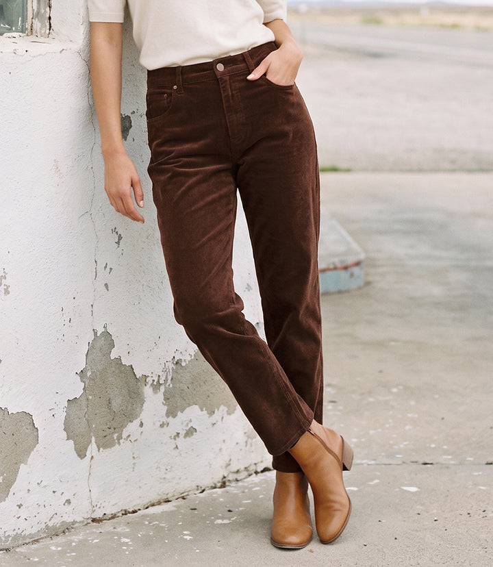 Corduroy Ankle Pant
