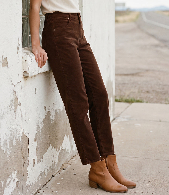 Corduroy Ankle Pant