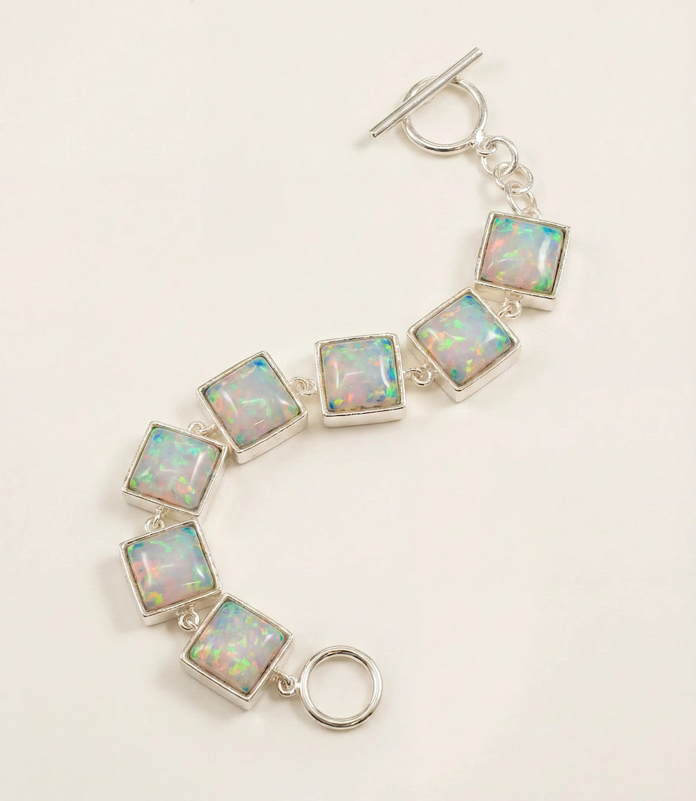 Opal Link Bracelet