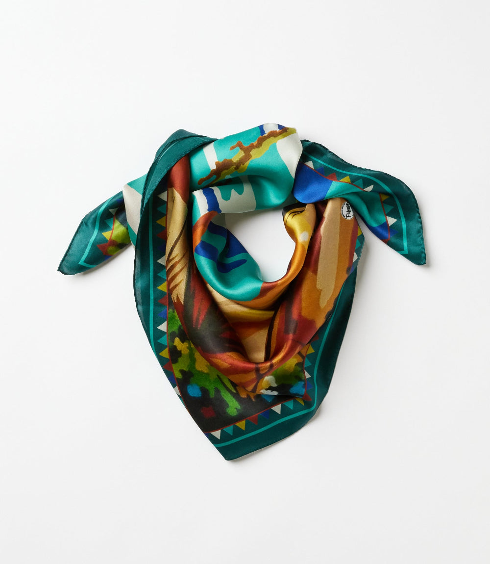 Paint By Numbers Silk Scarf