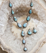 Golden Hill Turquoise Sterling Silver Necklace Set