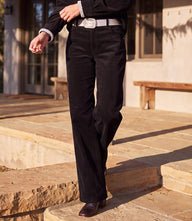 Corduroy Full Length Wide-Leg Pants