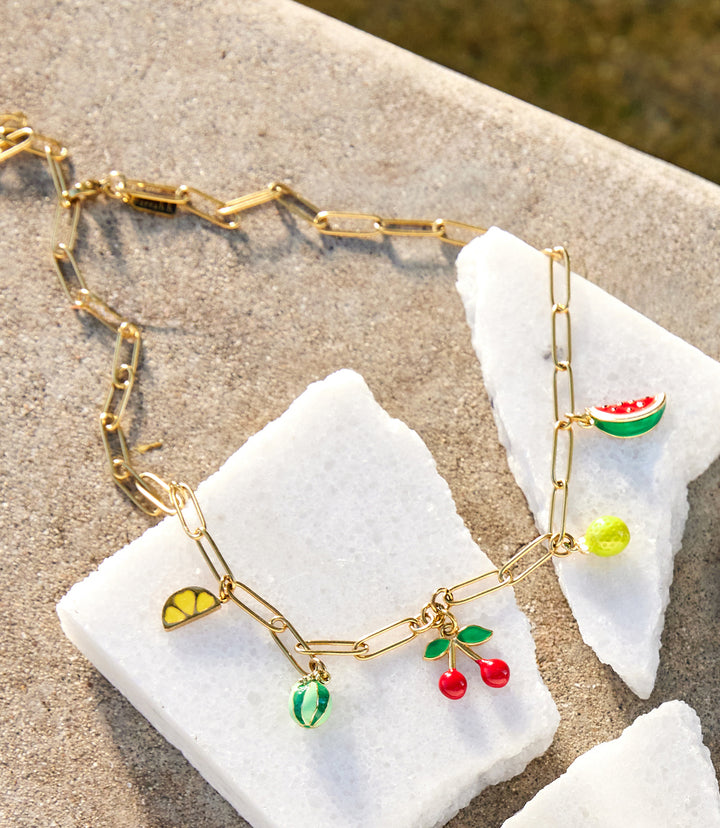 Fruit Charm Necklace