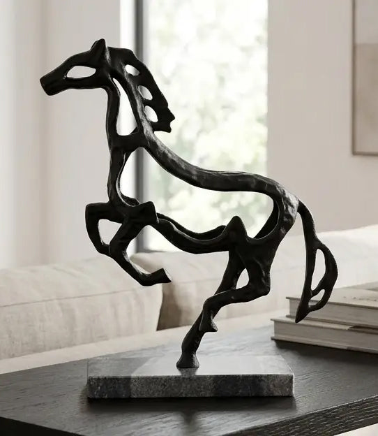 Galloping Horse Metal Sculpture