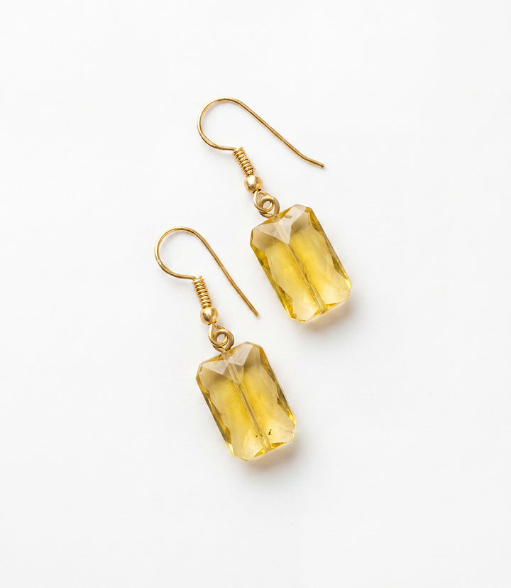 Citrine Stone Earrings