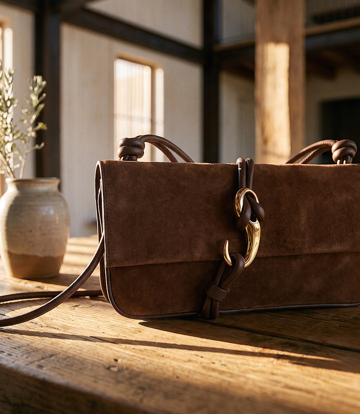 Dolce Vita Alice Suede Shoulder Bag