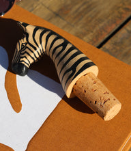 Zebra Bottle Stopper