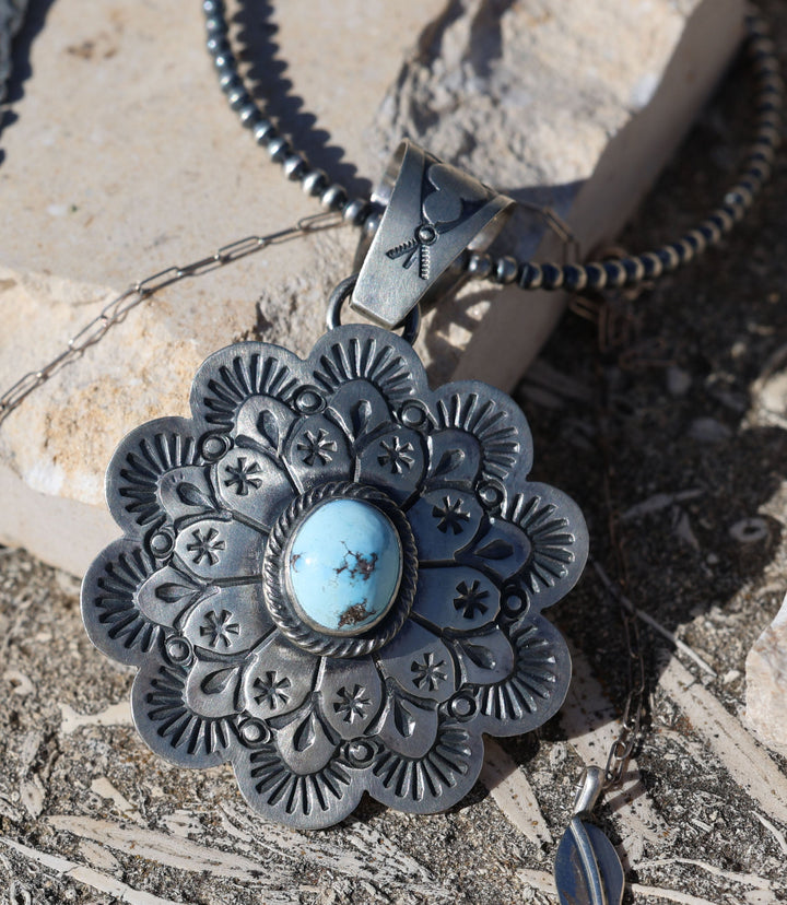 Golden Hill Embellished Pendant Necklace