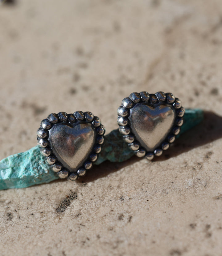 Sterling Silver Heart Earrings