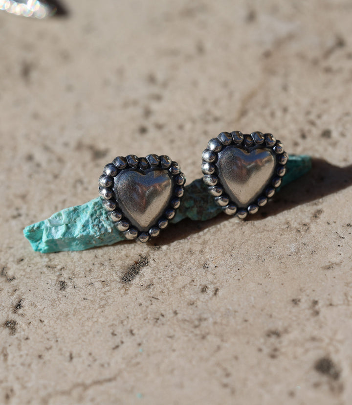 Sterling Silver Heart Earrings