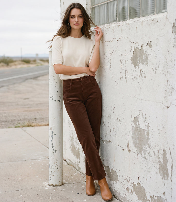 Corduroy Ankle Pant