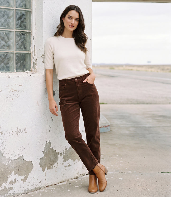 Corduroy Ankle Pant