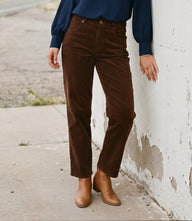 Petite Size Corduroy Ankle Pant
