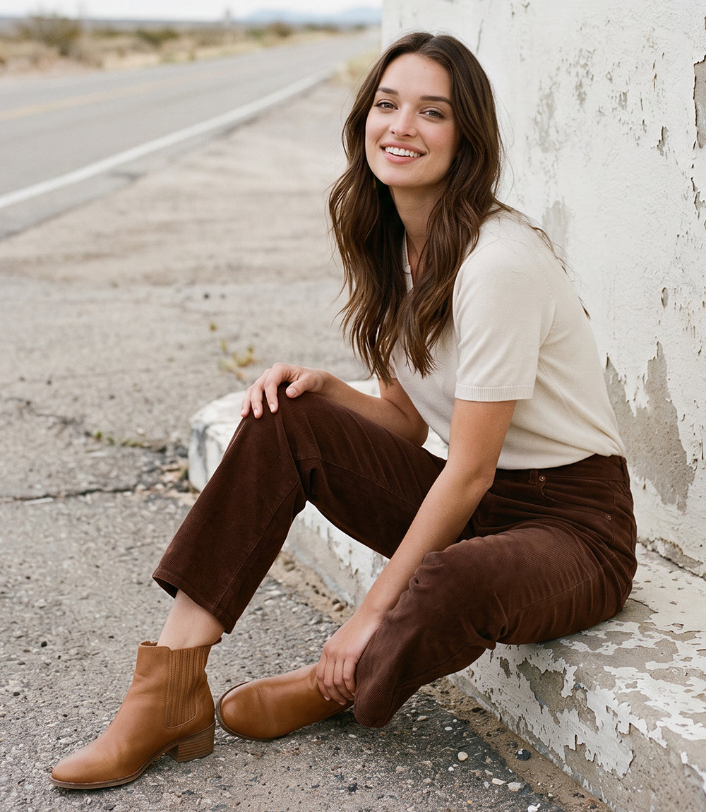 Corduroy Ankle Pant