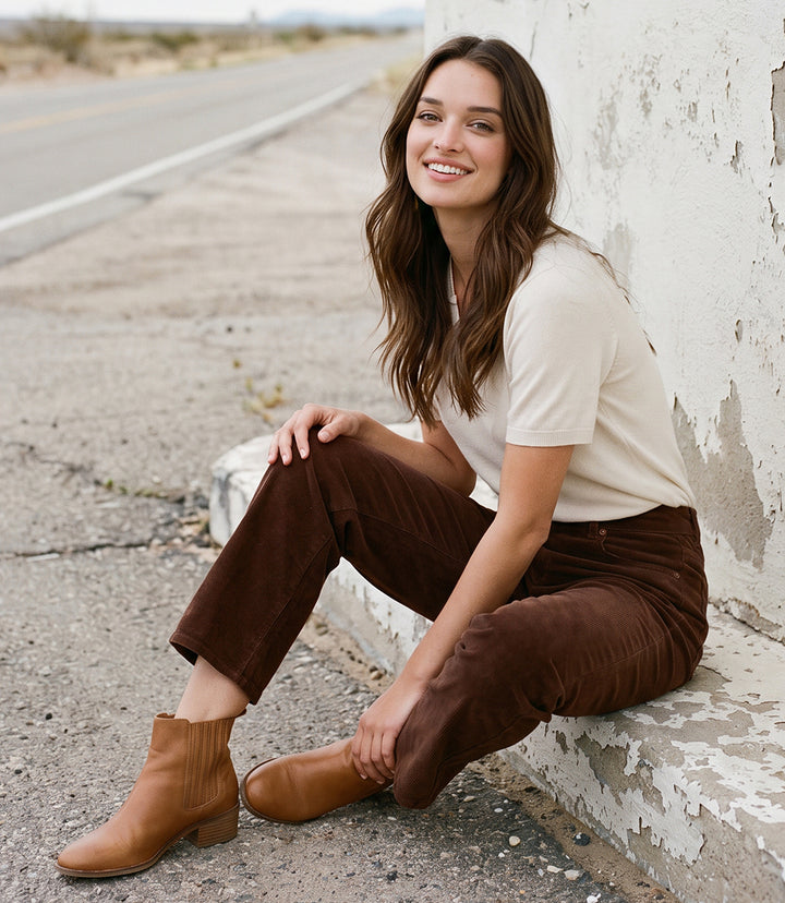 Corduroy Ankle Pant