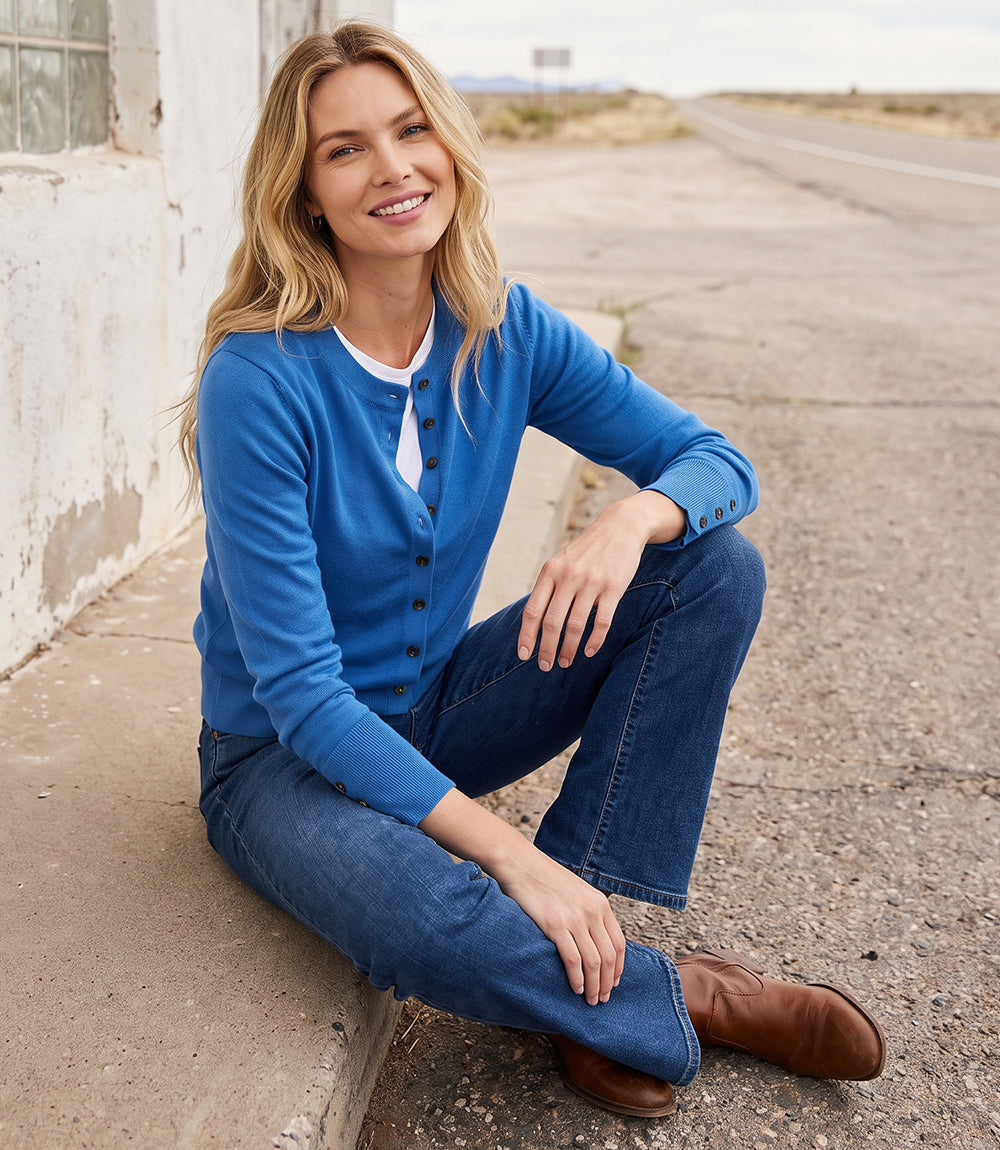 Button-Up Cardigan Sweater