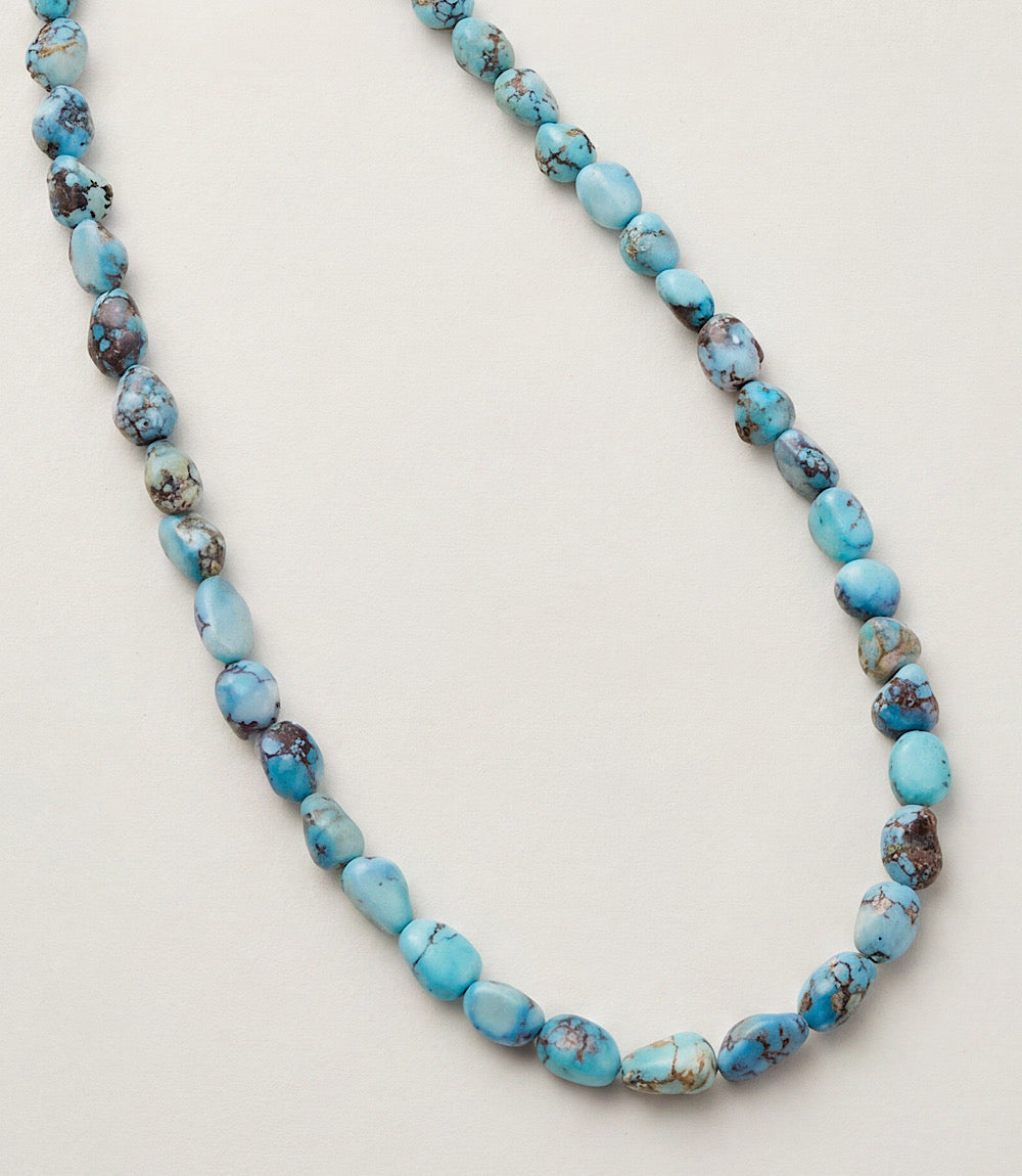 Golden Hill Beaded Turquoise Necklace