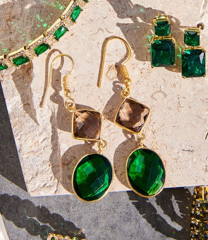 Multi Gemstone Earrings