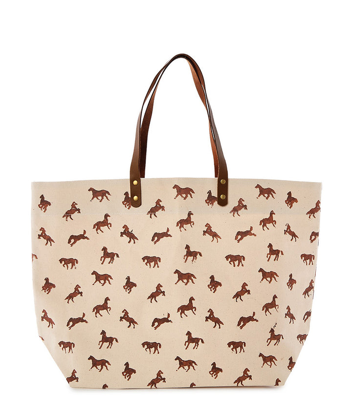 Mini Horse Print Tote Bag