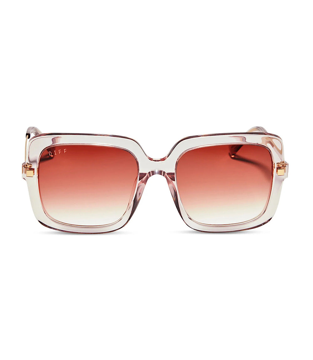 DIFF Sandra Crystal Square Sunglasses