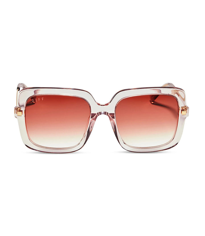 DIFF Sandra Crystal Square Sunglasses
