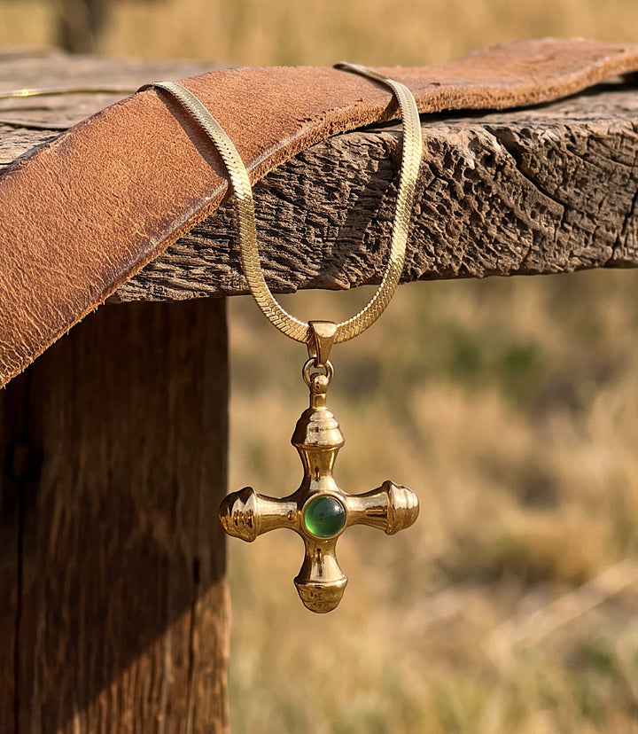 Green Gemstone Necklace
