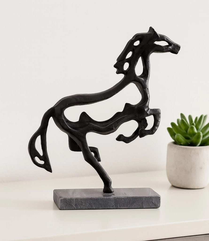Galloping Horse Metal Sculpture