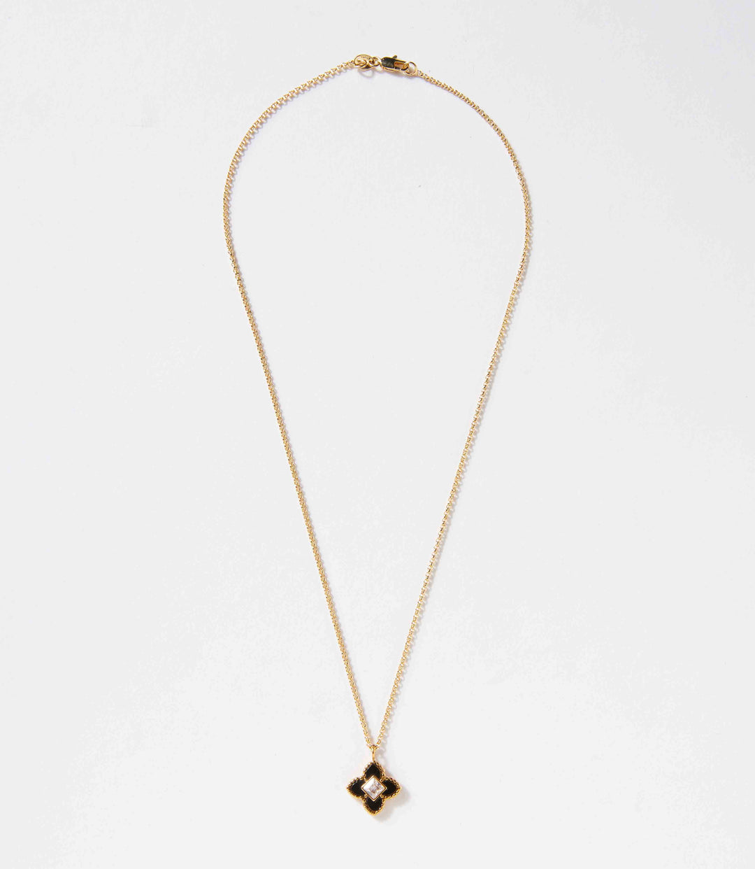 Diamond Lotus Necklace