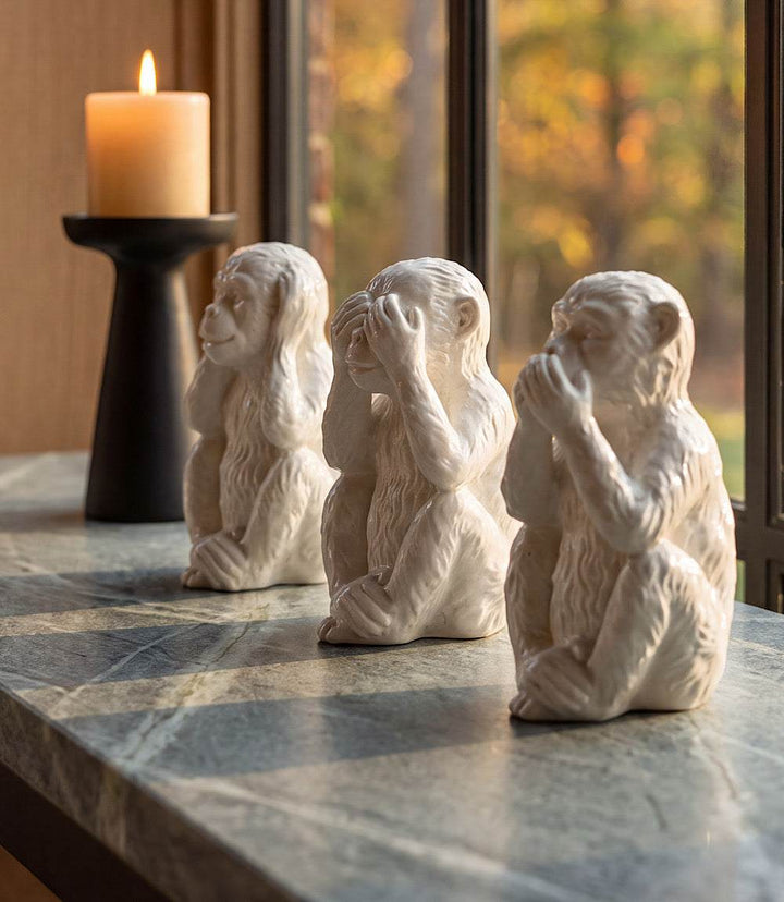 Hear No Evil, See No Evil, Speak No Evil Monkeys