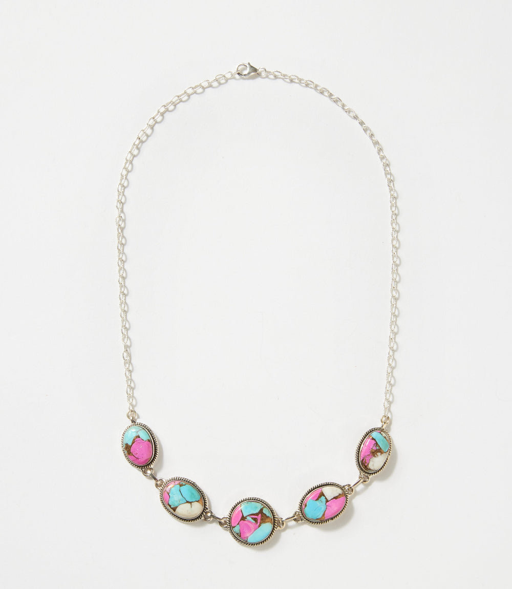 Cotton Candy Turquoise Necklace