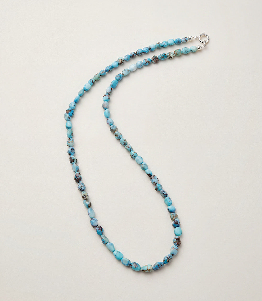 Golden Hill Beaded Turquoise Necklace