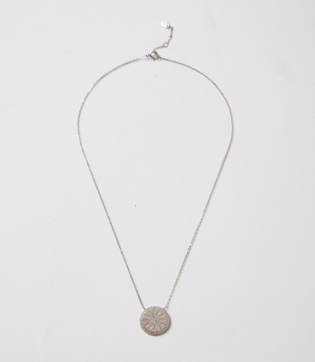 Crystal Sun Pendant Necklace