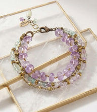 Amethyst Multistrand Bracelet